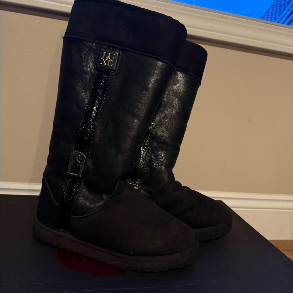 Australia Luxe Midnight Black Winter Boots